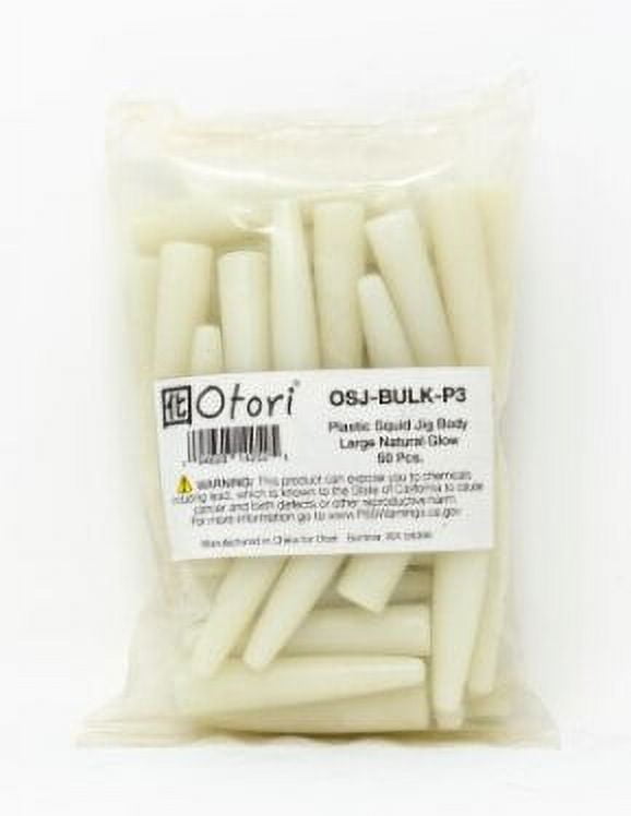 Beau Mac Otori Plastic Squid Jig Bodies Large 50 pack OSJ-BULKP3