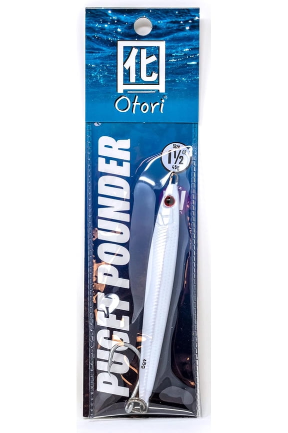 Beau Mac Otori Puget Pounder Jigs 4.5oz White