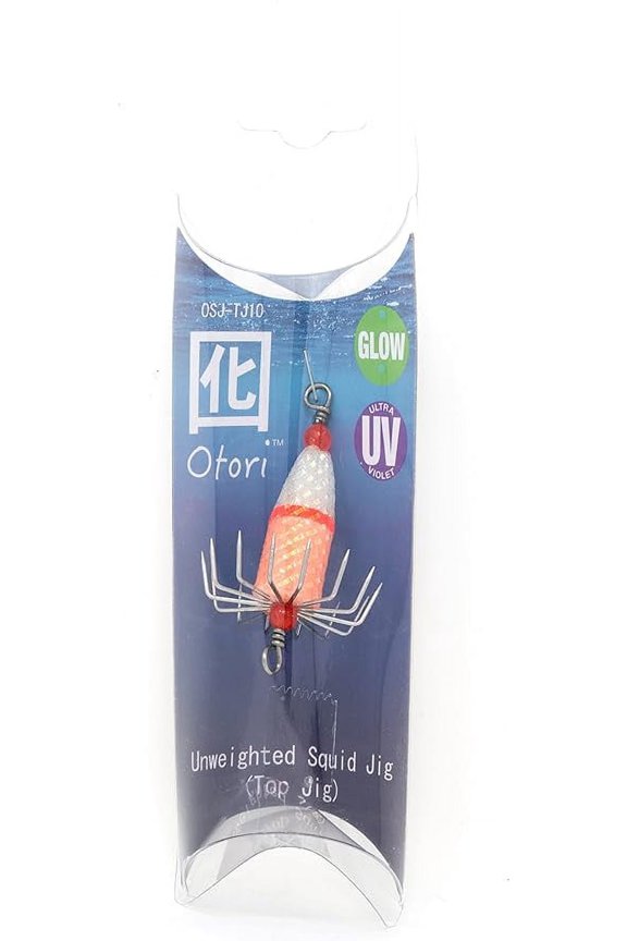 Beau Mac Otori Squid Top Jig Small Orange Glow OSJ-TJ1O