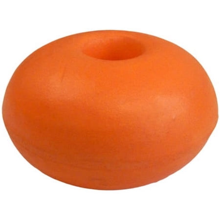 Beau Mac PVC Donut Rope Float, 2", Orange
