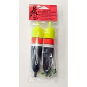 Beau Mac SDFC5/8 Drift Floats Chartreuse Top 2Pk