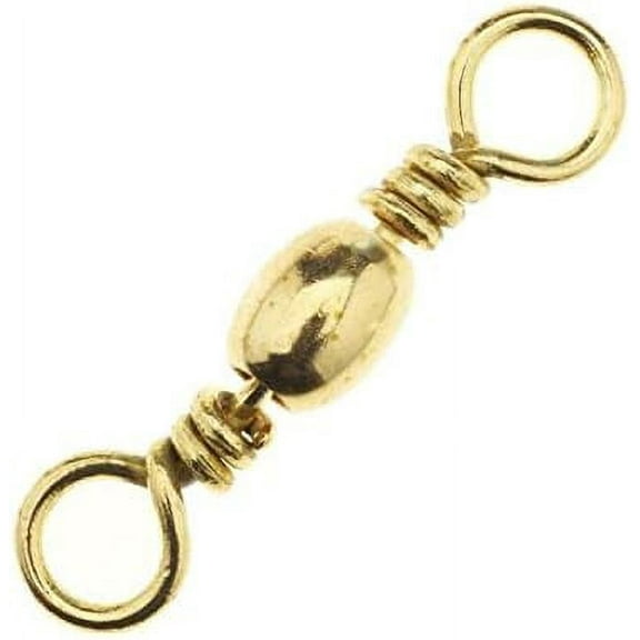 Beau Mac SMI Barrel Swivel Brass Size 5  6 pack
