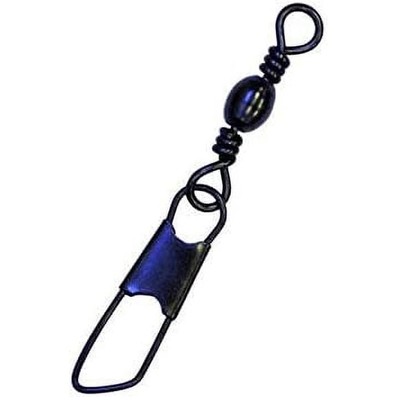 Beau Mac Snap Swivel Black Size 14   7  pack