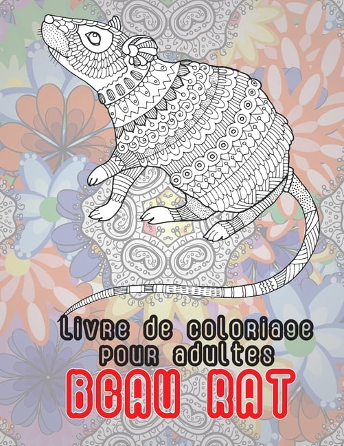Beau rat - Livre de coloriage pour adultes (Paperback)