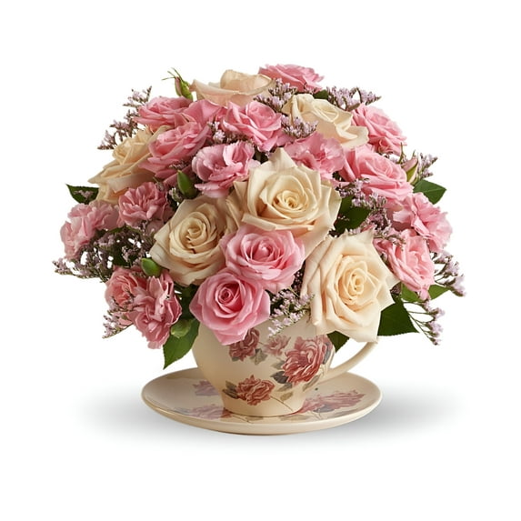 BeauMonde Flora Teleflora's Victorian Teacup Bouquet