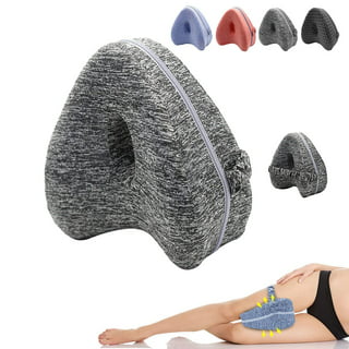 Fesfesfes Knee Pillow and Leg Pillow for Sleeping 100% Memory Foam Leg  Pillows for Back Pain Sleeping Pain Hip Pain Relief for Side Sleepers Half  Moon