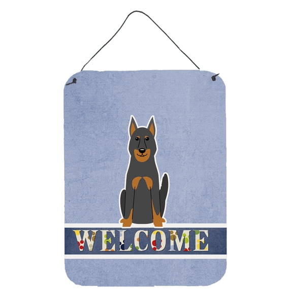 Beauce Shepherd Dog Welcome Wall or Door Hanging Prints