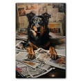 thumbnail image 1 of Beauceron Dog Bathroom Decor - Funny Bathroom Decor Wall Art, Dog Bathroom Wall Art and Animal Canvas, Dog Bathroom Canvas, 1 of 4