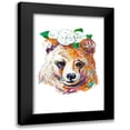 thumbnail image 1 of Beauchamp, Andy 11x14 Black Modern Framed Museum Art Print Titled - Bear with Flower Crown, 1 of 5
