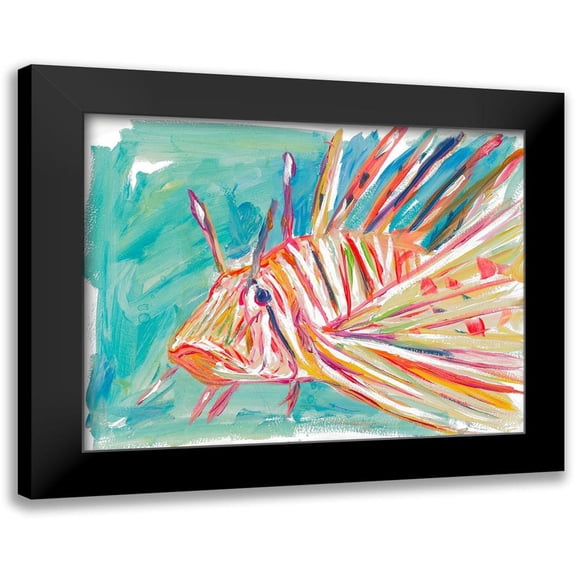 Beauchamp, Andy 14x12 Black Modern Framed Museum Art Print Titled - Colorful Fish