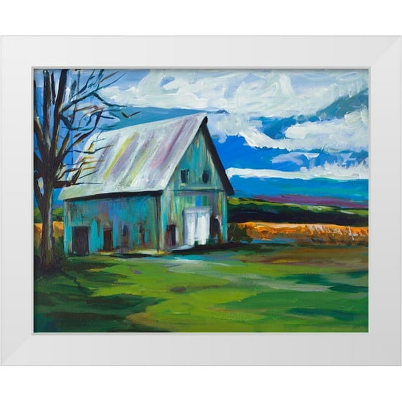 Beauchamp, Andy 18x15 White Modern Wood Framed Museum Art Print Titled - Old Barn