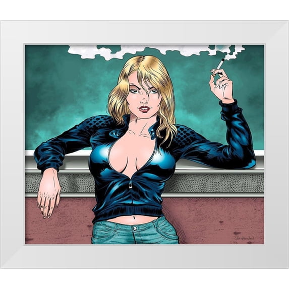 Beaudenon, Thierry 14x12 White Modern Wood Framed Museum Art Print Titled - So what?