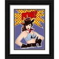 thumbnail image 1 of Beaudenon, Thierry 25x32 Black Ornate Wood Framed with Double Matting Museum Art Print Titled - Pow!, 1 of 4