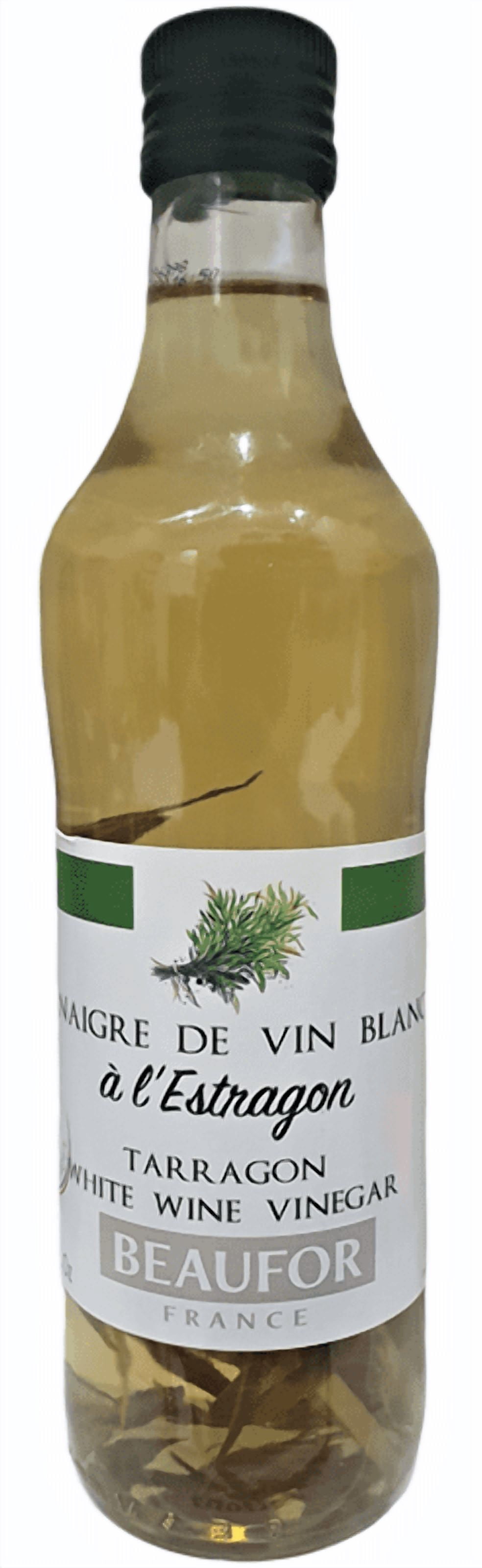 Beaufor White Wine Vinegar, Tarragon, 16.75 oz