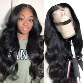 28inch Pre Plucked Long Body Wave Lace Front Wigs Human Hair 4x4 Lace Closure Wig Human Hair Wigs for Black Women Cheap Unprocessed Brazilian Virgin Lace Frontal Body Wave Human Hair Wig