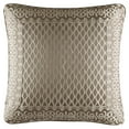 thumbnail image 1 of Beaumont Champagne Square Decorative Throw Pillow by Five Queens Court, 1 of 2