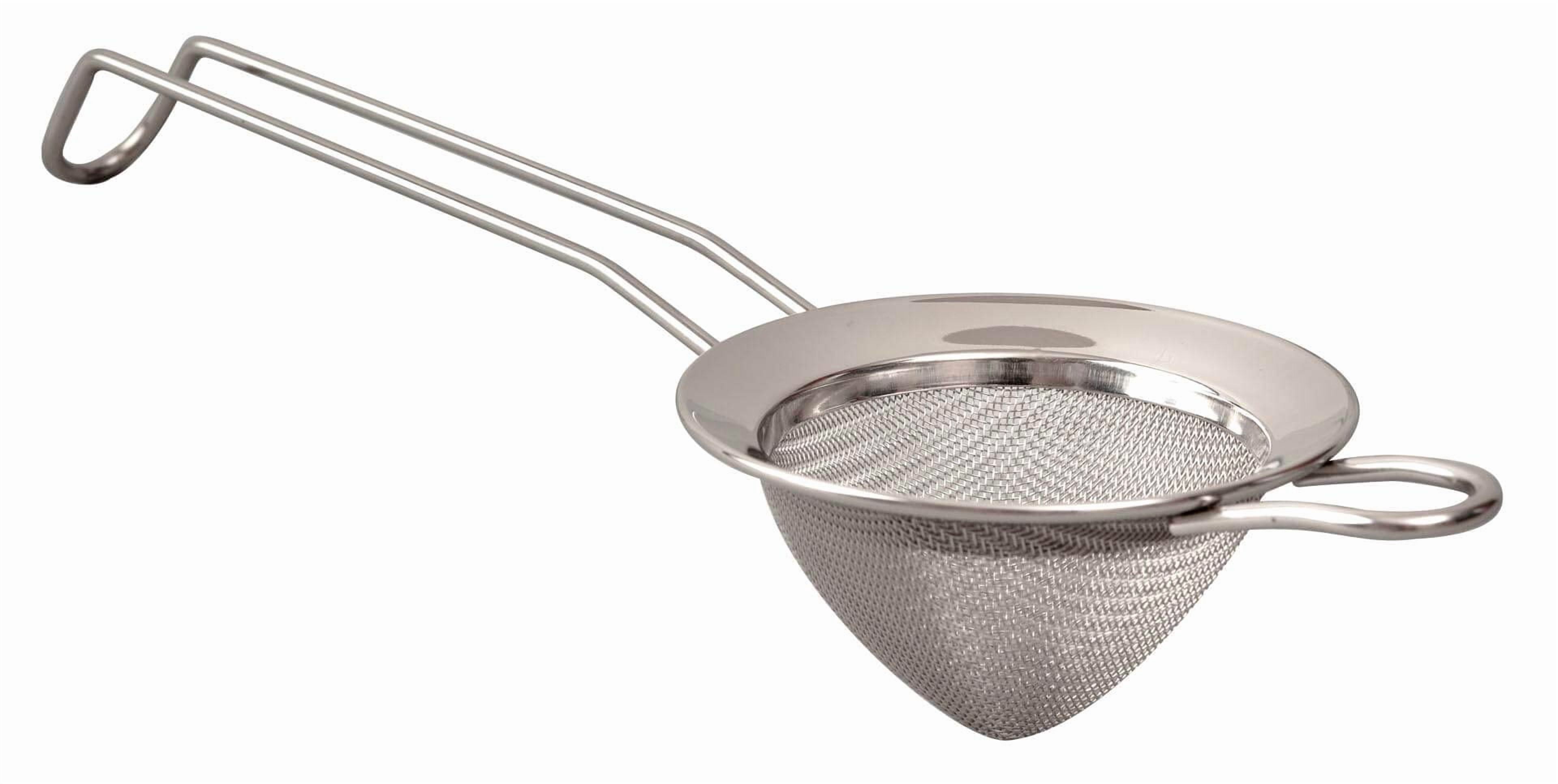 Straner Mesh Beaumont Fine Mesh Strainer - Stainless Steel Bar Colander Tool, Ideal ...