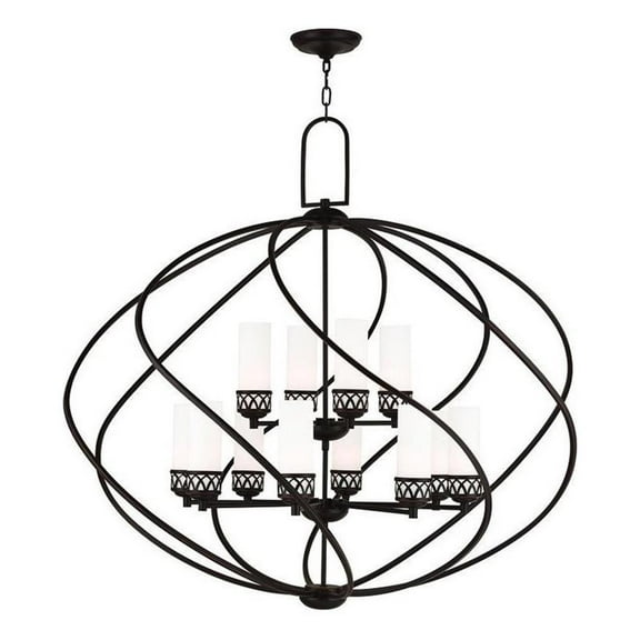 Beaumont Lane 12 Light Foyer Chandelier in Olde Bronze