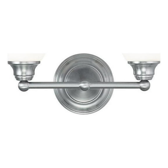 Beaumont Lane 2 Light Bath Light in Brushed Nickel