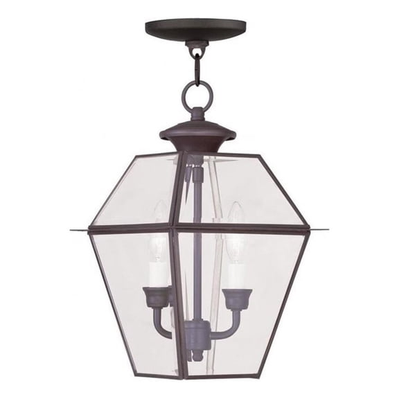 Beaumont Lane 2 Light Outdoor Chain Hang in Bronze
