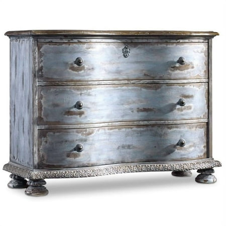 Beaumont Lane 3 Drawer Accent Chest in Blue