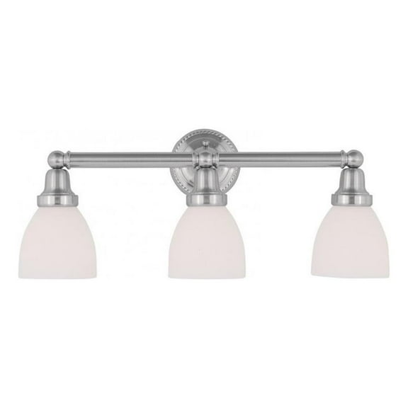 Beaumont Lane 3 Light Bath Light in Brushed Nickel