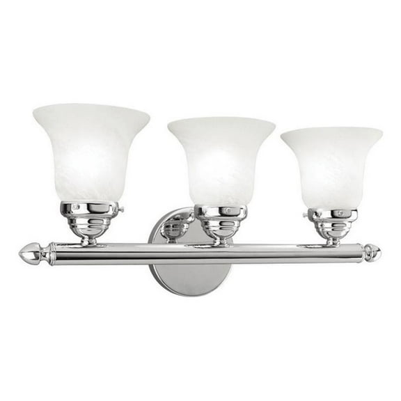 Beaumont Lane 3 Light Bath Light in Chrome