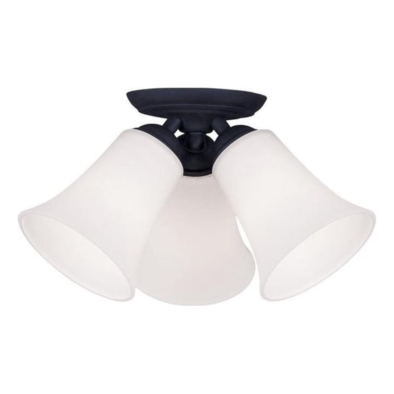 Beaumont Lane 3 Light Ceiling Mount in Black