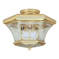 thumbnail image 1 of Beaumont Lane 3 Light Ceiling Mount in Polished Brass, 1 of 2