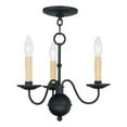 thumbnail image 1 of Beaumont Lane 3 Light Mini Chandelier in Black, 1 of 2