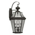 thumbnail image 1 of Beaumont Lane 3 Light Outdoor Wall Lantern in Bronze, 1 of 2