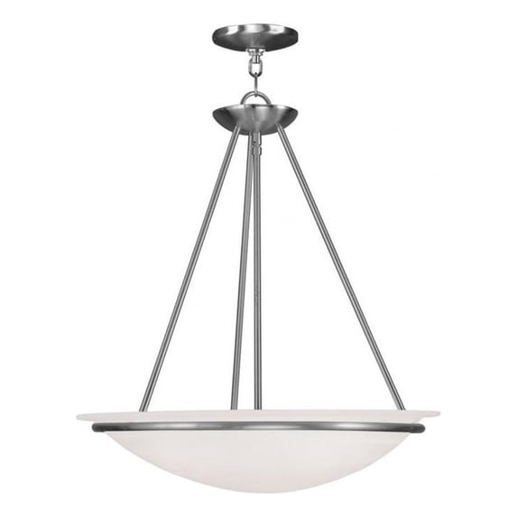 Beaumont Lane 3 Light Pendant in Brushed Nickel