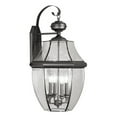 thumbnail image 1 of Beaumont Lane 4 Light Outdoor Wall Lantern in Black, 1 of 2
