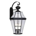 thumbnail image 1 of Beaumont Lane 4 Light Outdoor Wall Lantern in Black, 1 of 2