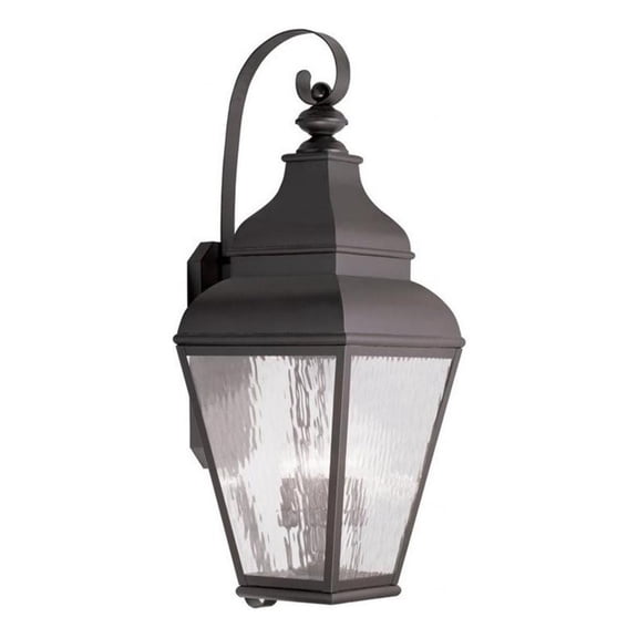 Beaumont Lane 4 Light Outdoor Wall Lantern in Bronze