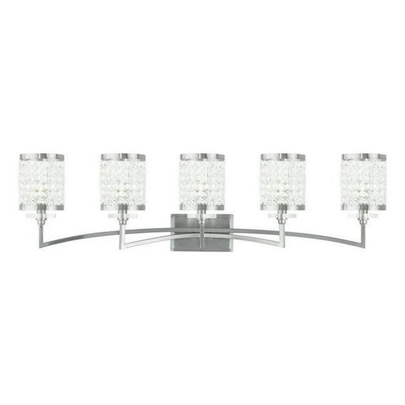 Beaumont Lane 5 Light Bath Light in Brushed Nickel