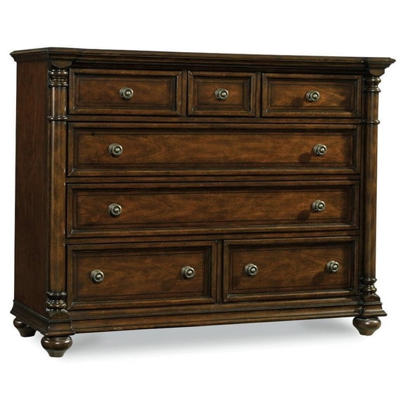 Beaumont Lane 7 Drawer Dresser in Mahogany