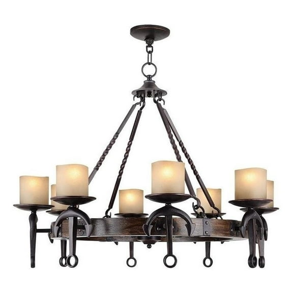 Beaumont Lane 8 Light Chandelier in Olde Bronze