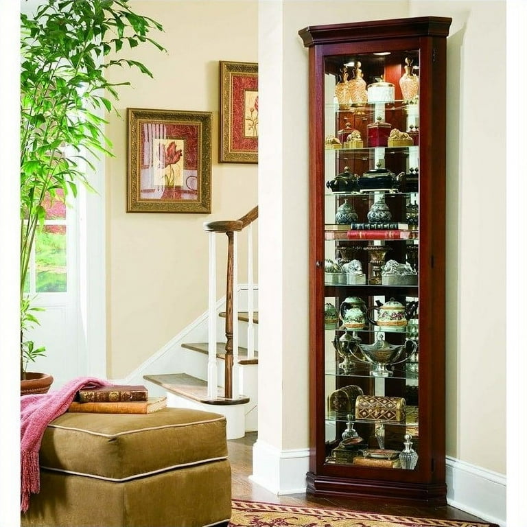 Cherry display cabinet deals