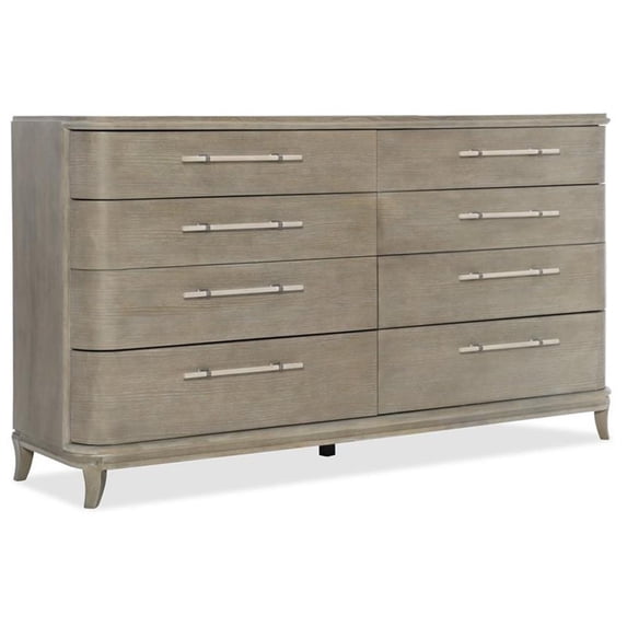 Beaumont Lane Bedroom Dresser in Greige Sand