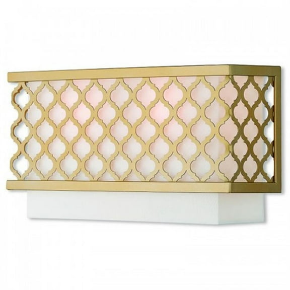 Beaumont Lane Contemporary 2 Light ADA Wall Sconce in Soft Gold