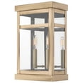 thumbnail image 1 of Beaumont Lane Contemporary 2 Light Outdoor Wall Lantern in Antique Brass, 1 of 1