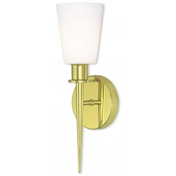 Beaumont Lane Contemporary ADA Wall Sconce in Polished Brass
