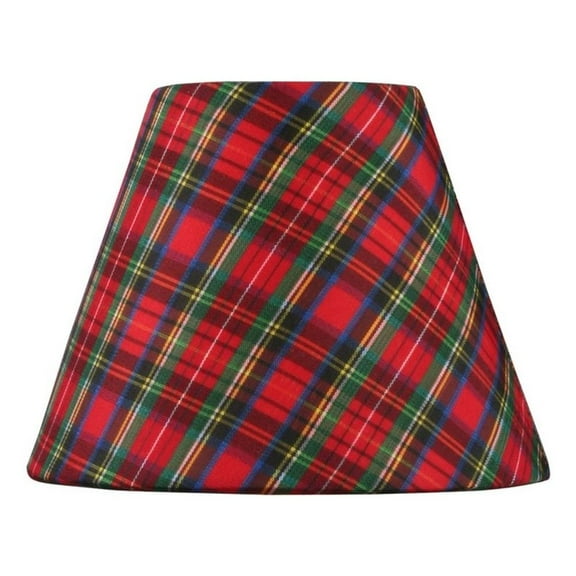 Beaumont Lane Polyester Red Lamp Shade Rectangular Decorative 5"