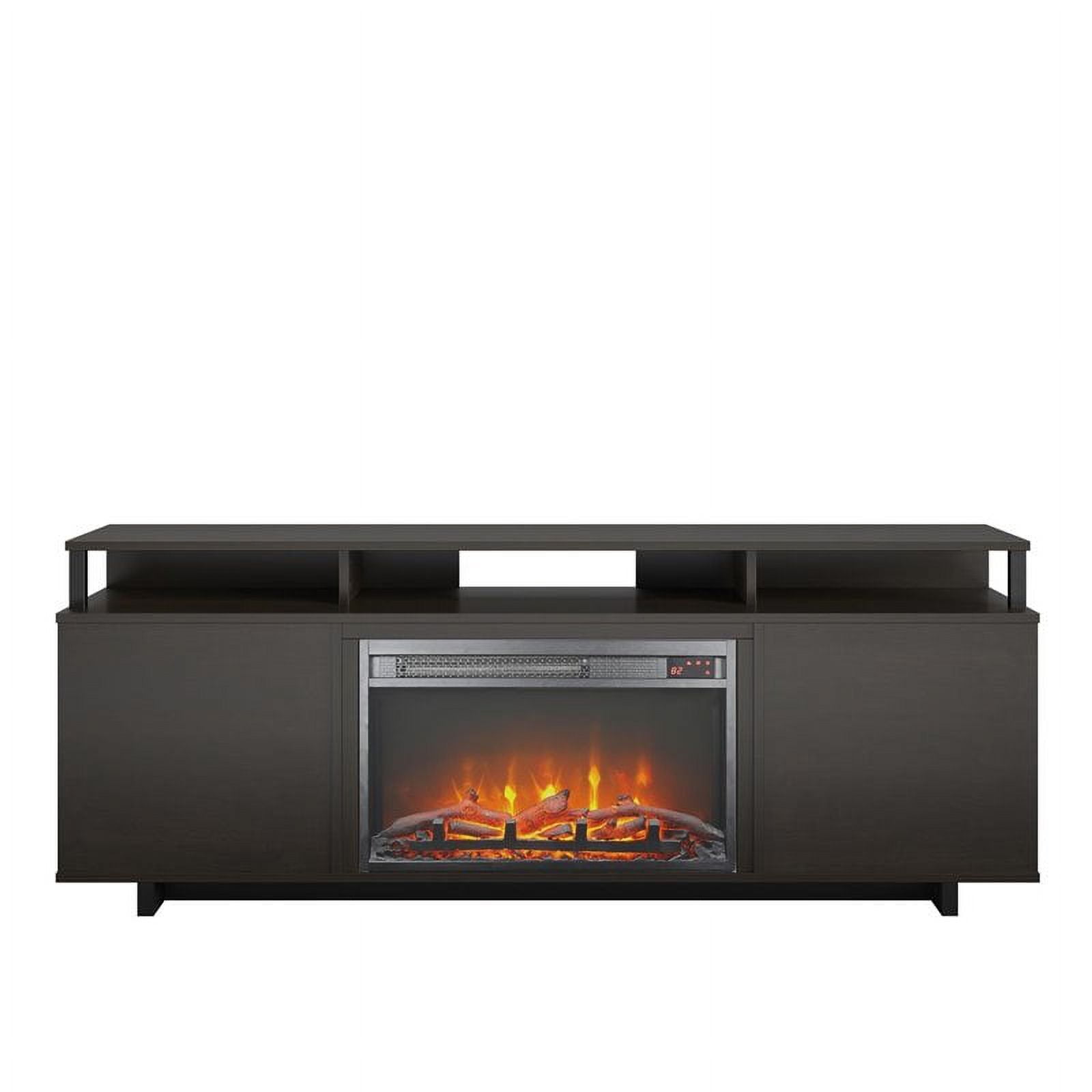 Beaumont Lane Electric Fireplace Heater TV Stand Console for TVs up to