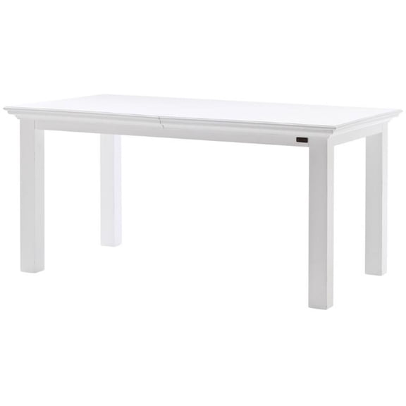 Beaumont Lane Extendable Dining Table in Pure White