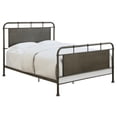 thumbnail image 1 of Beaumont Lane Industrial Queen Metal Bed in Burnished Smoke, 1 of 9