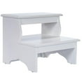 thumbnail image 1 of Beaumont Lane Mastercrafted Step Stool in White, 1 of 9
