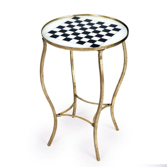 Beaumont Lane Metropolitan Living Antique Game Table in Gold