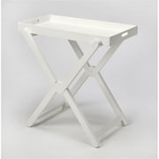 Beaumont Lane Metropolitan Living Tray Table in White
